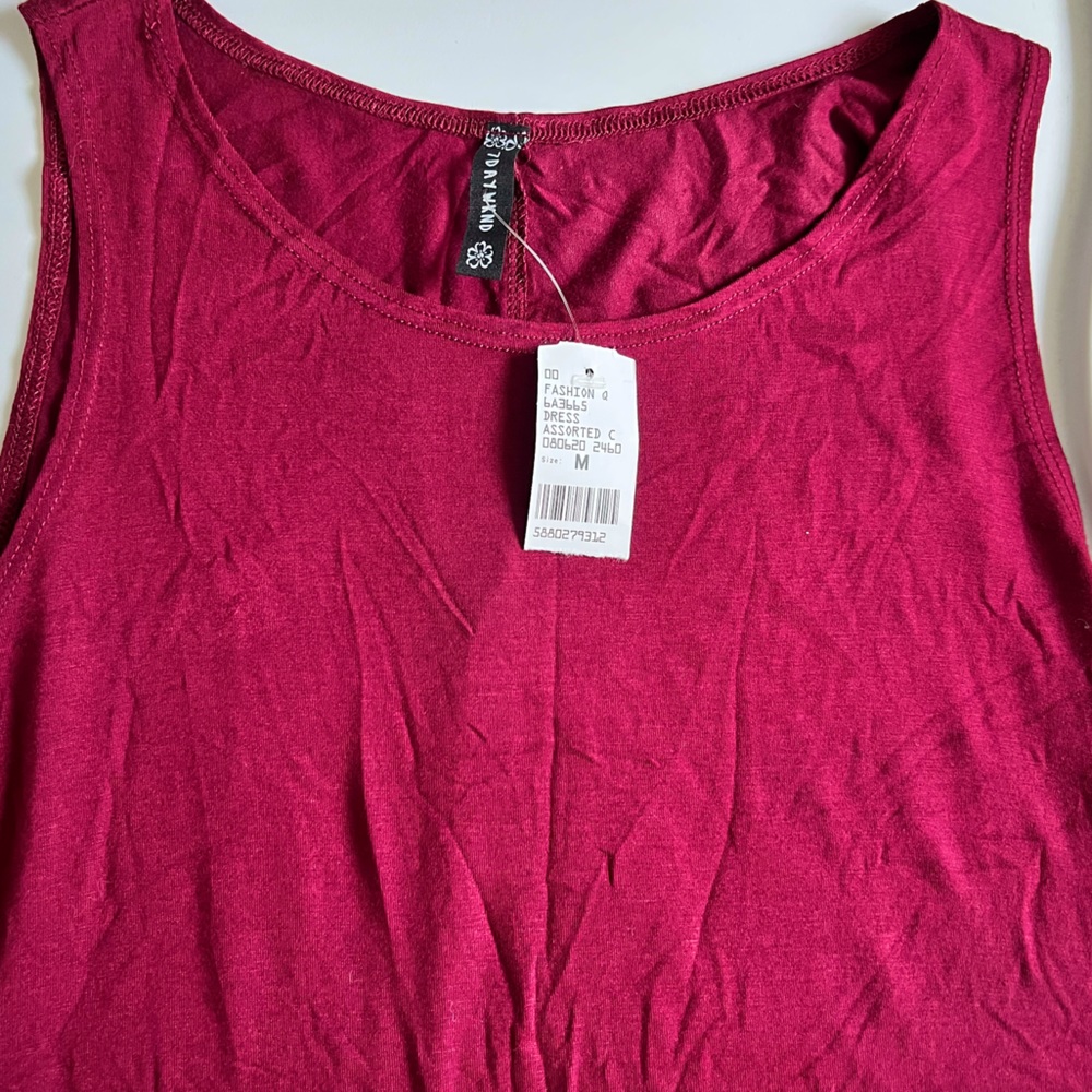 Burgundy Q Dress